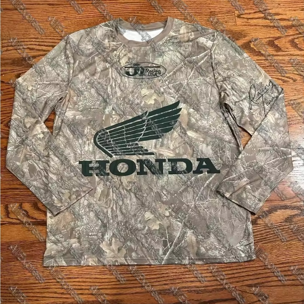 Honda Camo Long Sleeve Tee